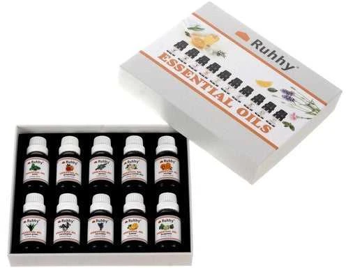Drėkintuvas Kvapieji aliejai - 10 vnt. rinkinys, 15 ml, Ruhhy 21938