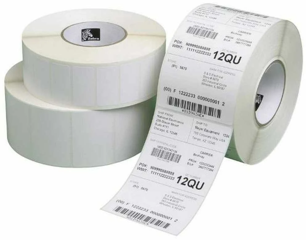 Zebra Z-Select 2000T, Balta, Lipni spausdintuvo etiketė, Iškirpta etiketė, Ritinėlis, Popierius, Terminio perkėlimo