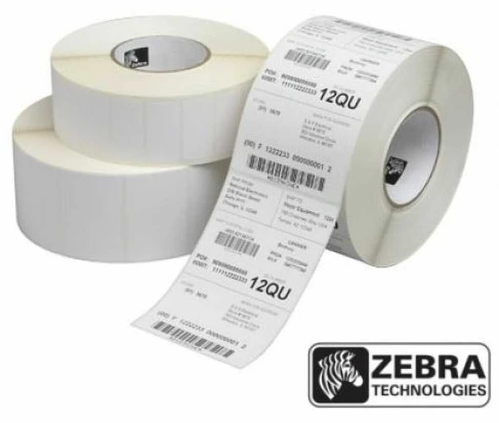 Zebra Etiketė, Popierinis, 102x127mm; Terminis pernešimas, Z-Perform 1000T, nepadengtas, nuolatiniai klijai, 76 mm šerdis