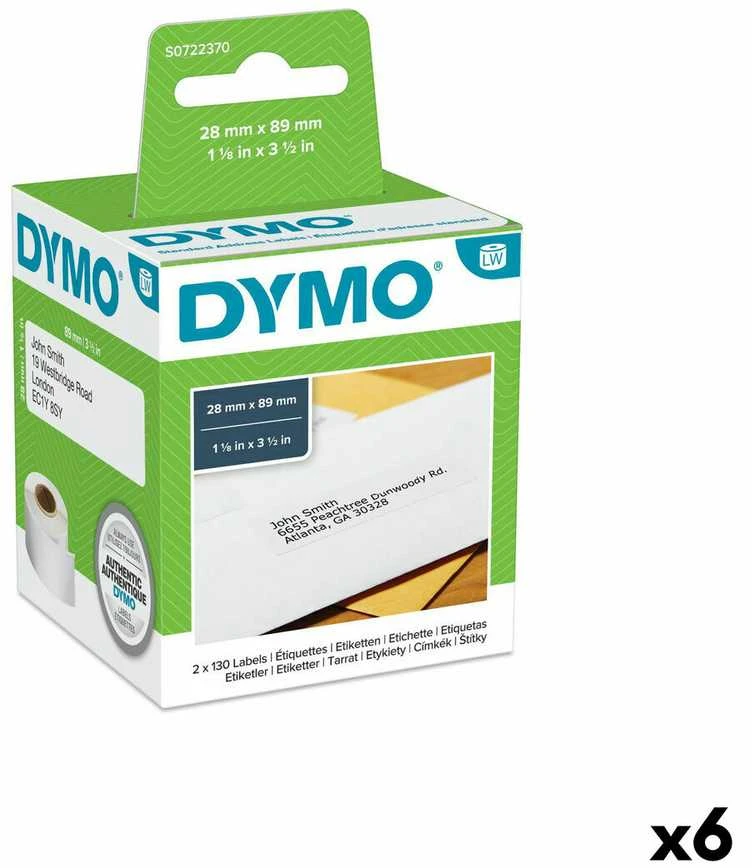 Dymo taśma S0722370 (juodas ant balto)