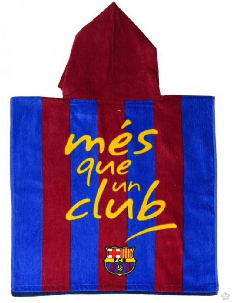 FC Barcelona paplūdimio rankšluostis pončas 50x100 cm