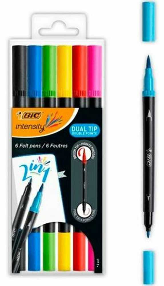 Bic PISAKI 2STR 6KOL BC INTENSITY DĖKLAS
