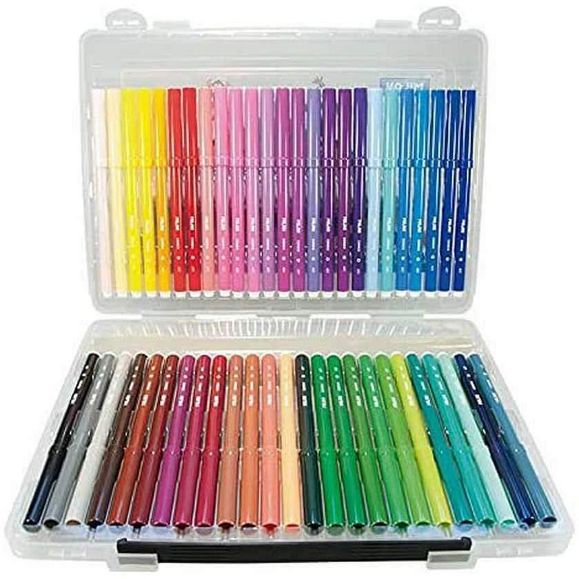 Flomasterių rinkinys Peacock 50 spalvų lagamine MILAN