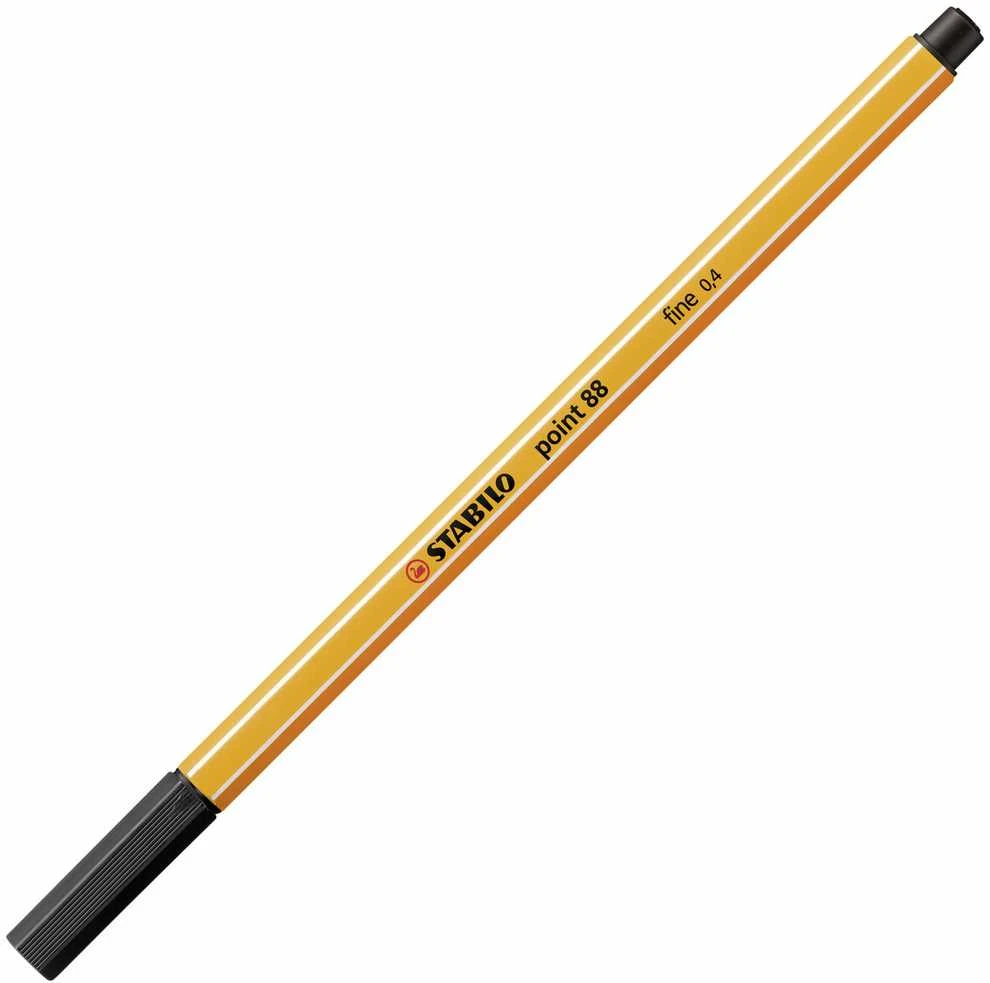 Stabilo Fineliner POINT 0,4 mm 10 spalvų dėžutėje