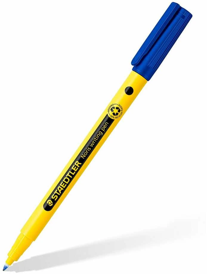 Staedtler Noris rašiklis su mėlynu kamšteliu