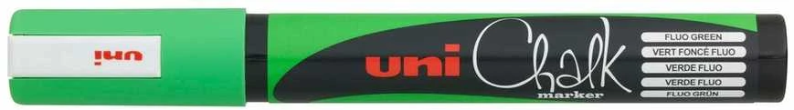 UNI-BALL Uni Chalk marker komplektas 4 vnt. PWE5 ( baltas, red, žalias, mėlynas)