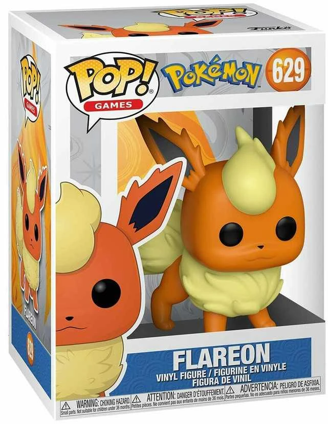 FUNKO POP! Vinilinė figūrėlė: Pokemonai - Flareon, 9.5 cm