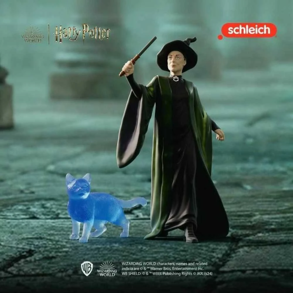 Schleich Figūrėlė profesorės McGonagall su patronusu katinu
