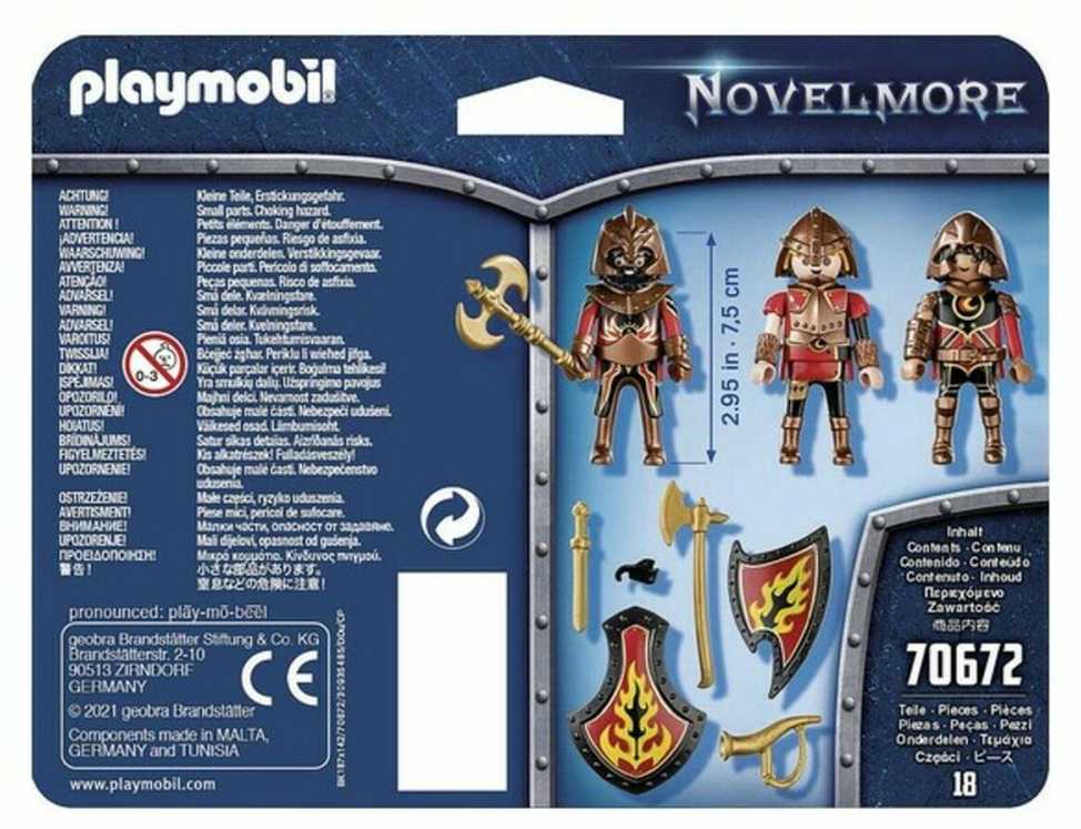Playmobil Novelmore 70672 Burnham Warriors Three