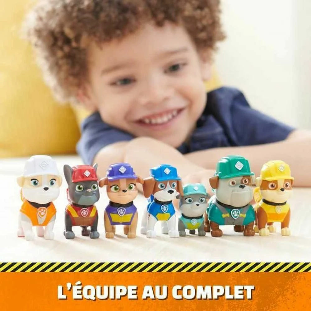 Žaislinių figurėlių rinkinys Spin Master PAW Patrol Rubble&Crew, 7 vnt.