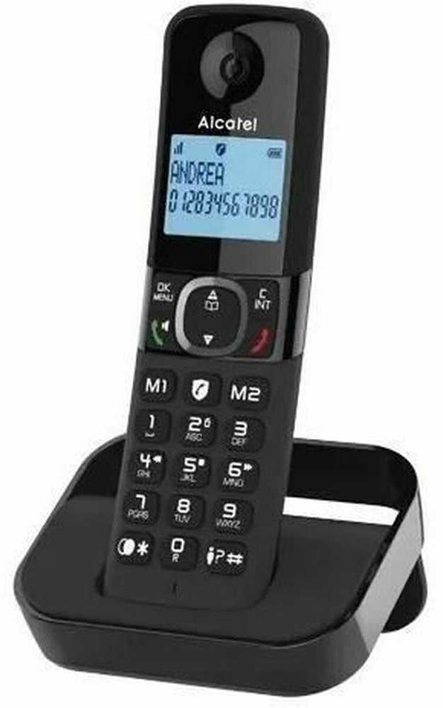 Stacionarus telefonas Alcatel belaidis F860 - DECT - Didelis ekranas (ATL1423426)