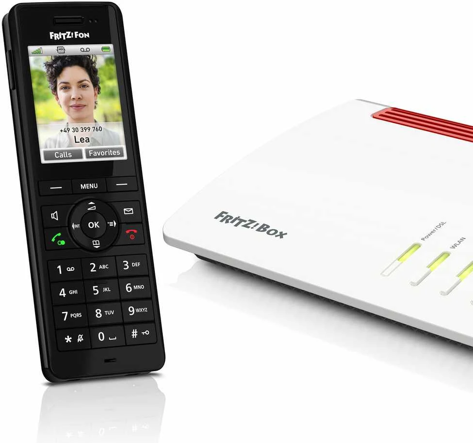 Telefonas stacionarus AVM Telefonas Stacjonarny Fritz! X6 Juodas