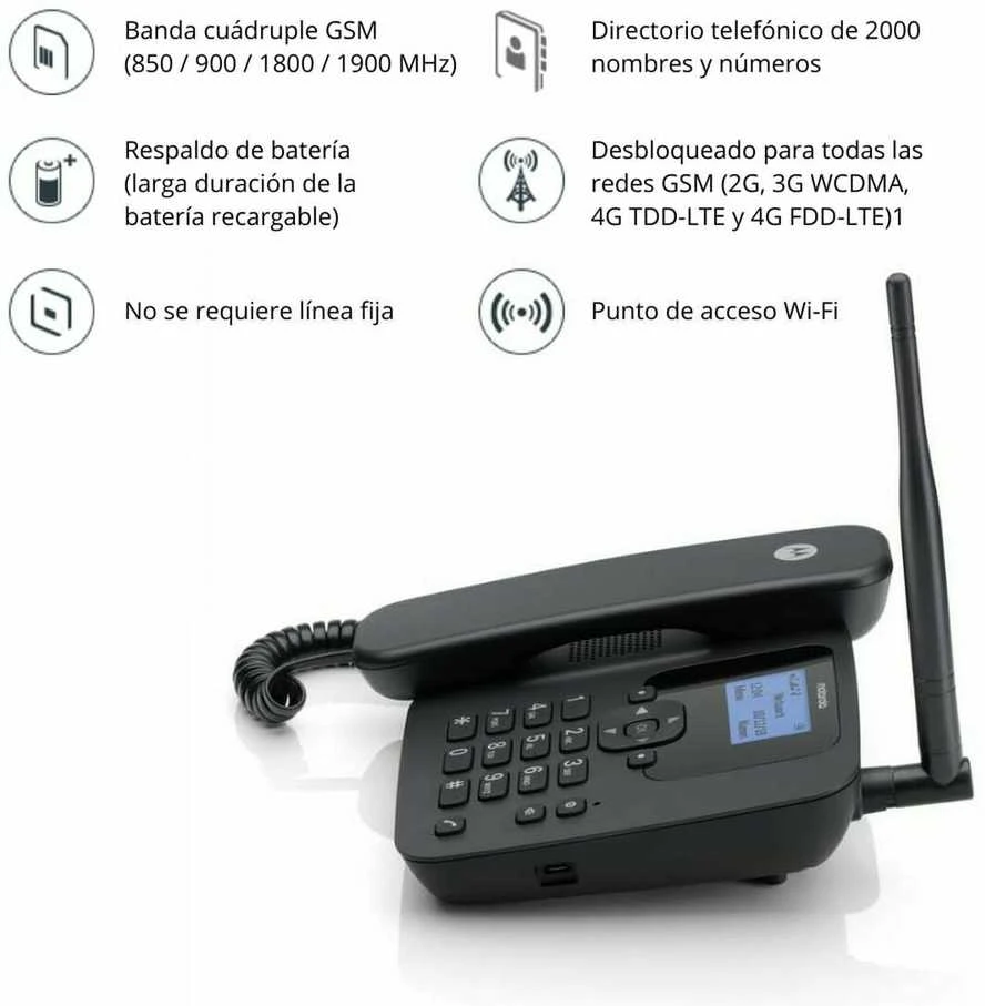 Motorola FW410L 4G juodas