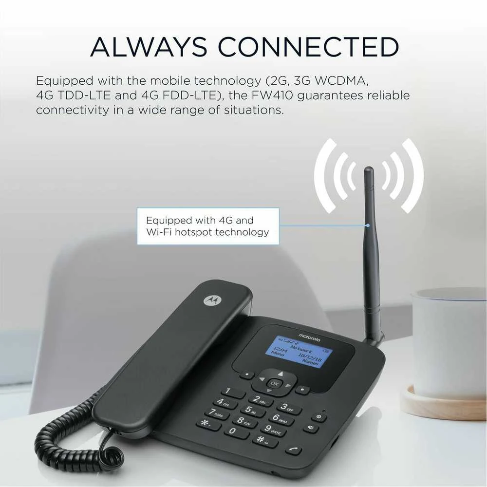 Motorola FW410L 4G juodas