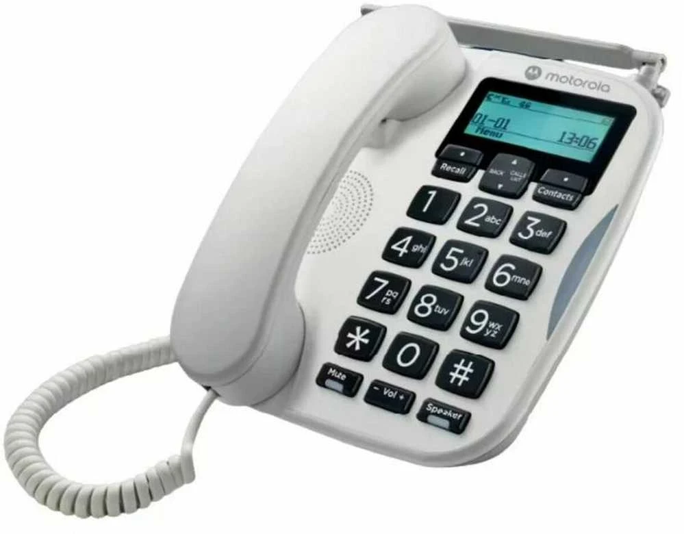 Telefonas stacionarus 4G Motorola FW500L balta