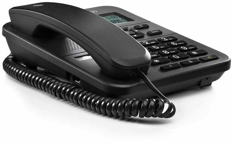 Telefonas stacionarus ścienny Motorola CT202 juoda
