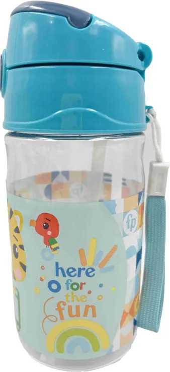 Fisher-Price Animals Tyger plastikinis vandens buteliukas su kabliuku 350 ml