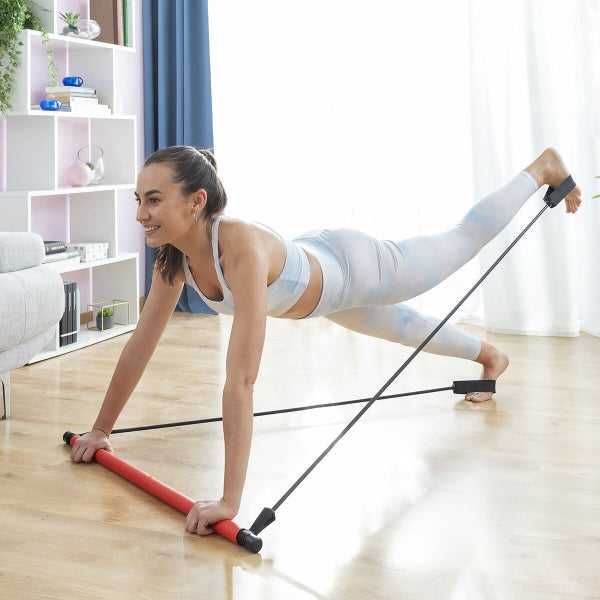 Innovagoods Fitneso lazda su pasipriešinimo juostomis ir pratybų vadovu