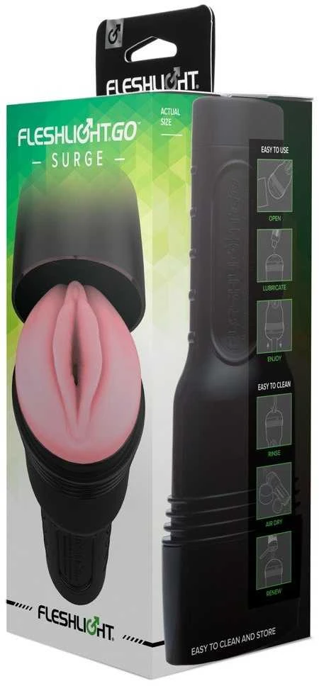 Rožinė Fleshlight GO Surge Rožinė moteriškas masturbatorius