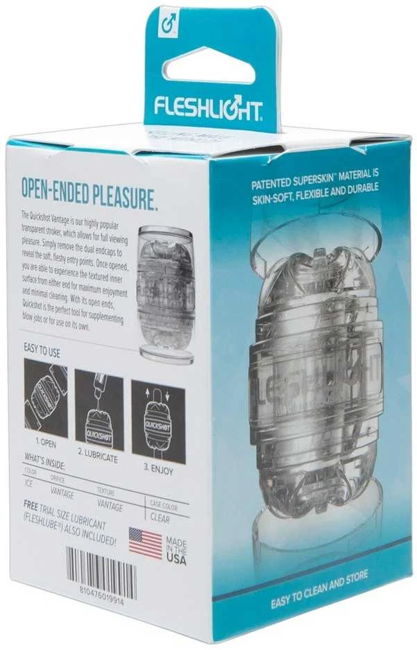 „Fleshlight“ – „Quickshot Masturbator Vantage“.