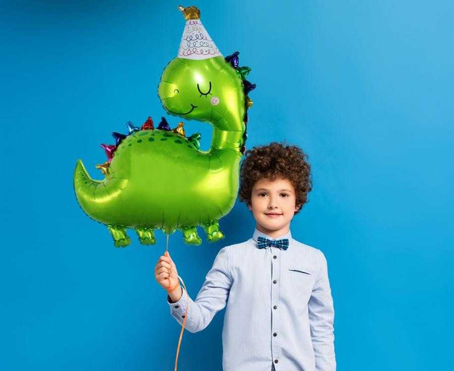 GoDan Folijos balionas Dinozauras kepurėje 36cm