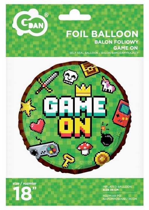 GoDan Balon foliowy Game On 45cm