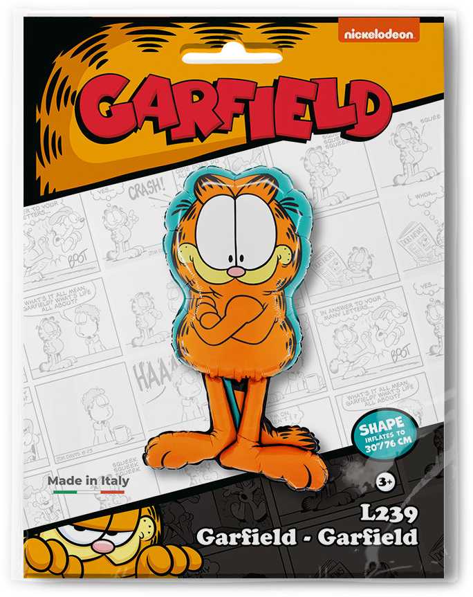 Folinis balionas „Garfield Smile“ 76 cm