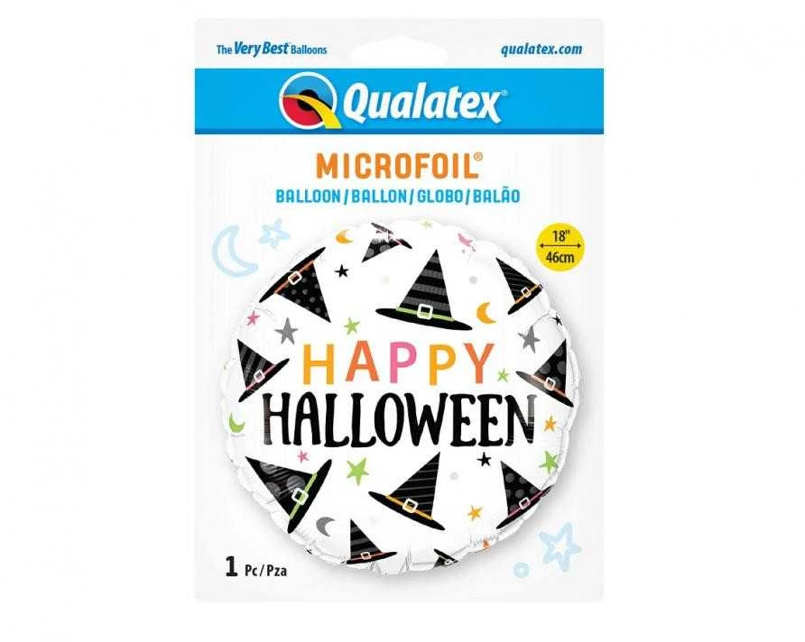 AMSCAN folijos balionas Happy Halloween raganos kepurės