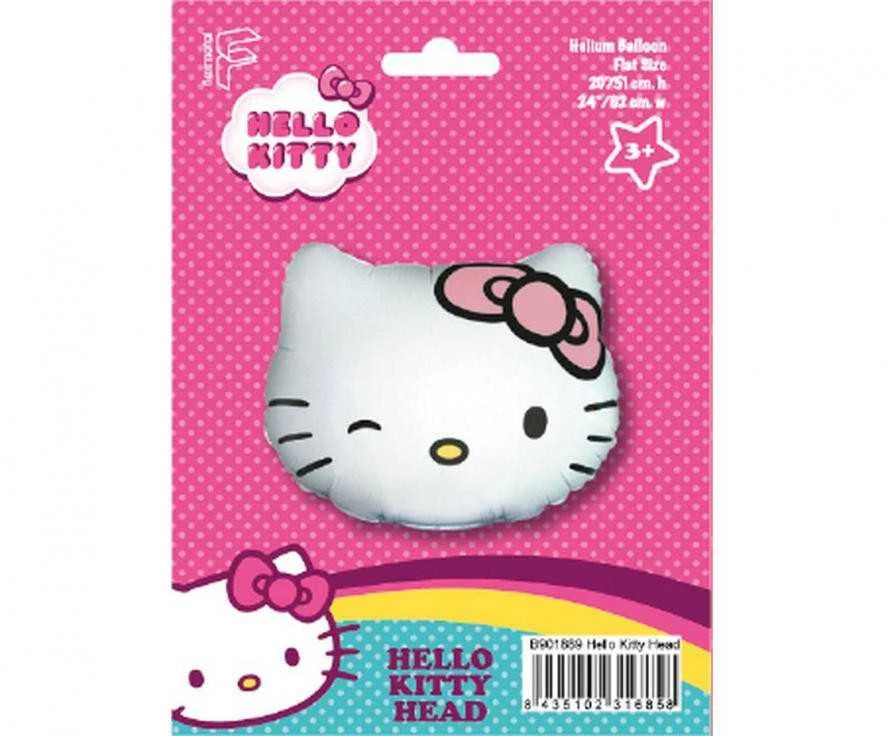 „Globos Europe Bv Hello Kitty“ folijos kamuoliukas, 51 cm