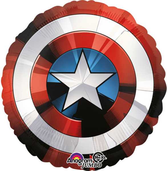 Boland Traciks Captain America skjold folieballon