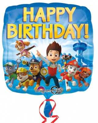 AMSCAN folijos balionas Su gimtadieniu Paw Patrol Ryder