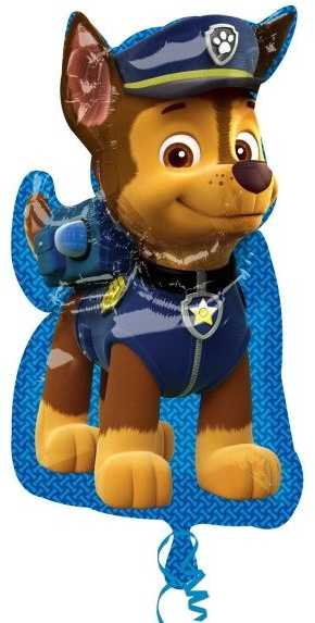 AMSCAN Paw Patrol Chase Paw Patrol helio folijos balionas