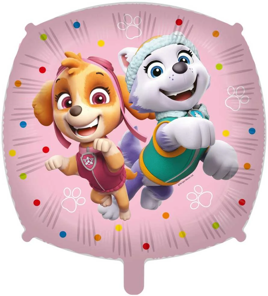 Folijos balionas 43 cm Paw Patrol Sky&Everest Party GODAN 94997