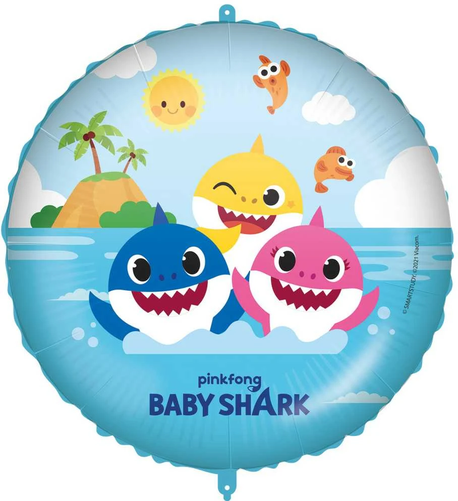 „GoDan“ folijos balionas 18 colių „BabyShark FunInTheSun“ 92977 29773