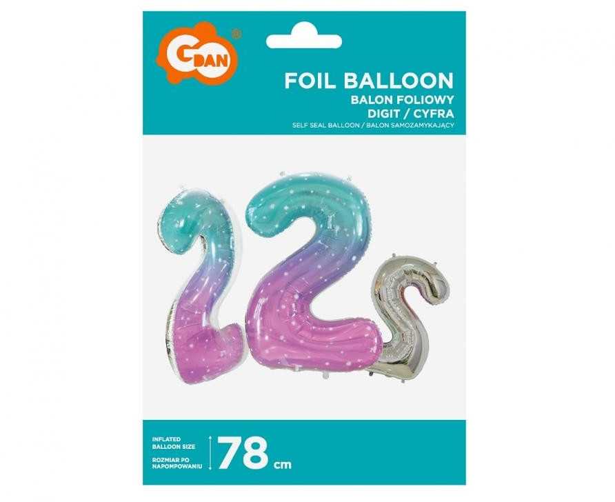GoDan folijos balionas Nr. 2 erdvė 78cm BC-HKS2