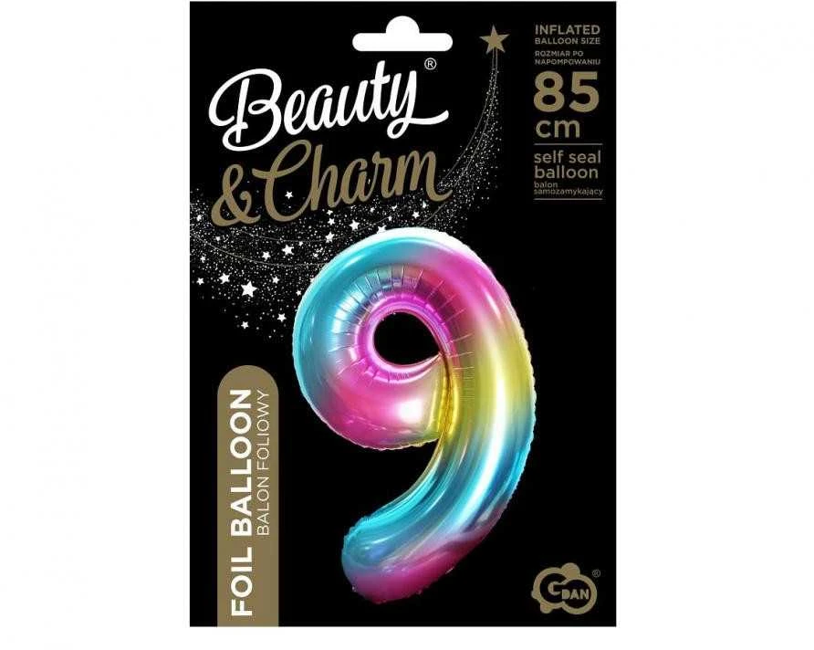 GoDan AST. BALON foliowy CYFRA MIX 0-9 85 cm