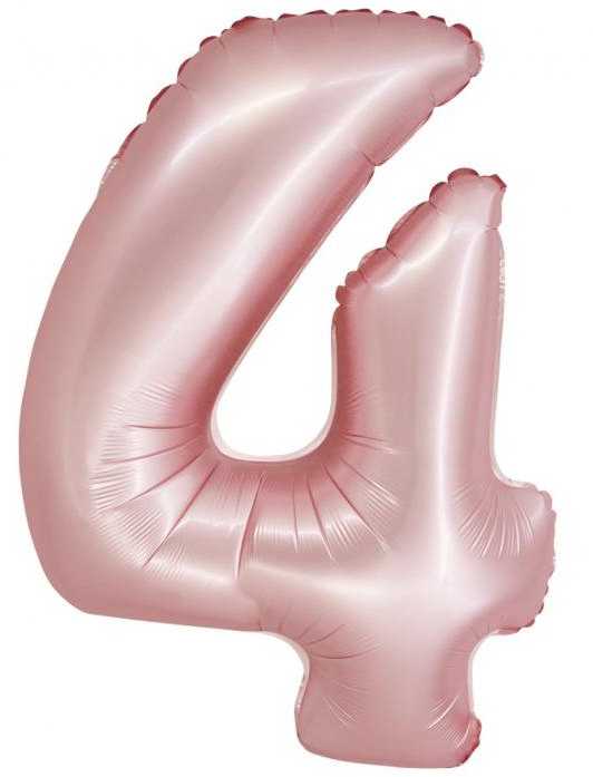 GoDan Balon fol Smart Cyfra4 j.róż mat76cm CH-SJR4 59097