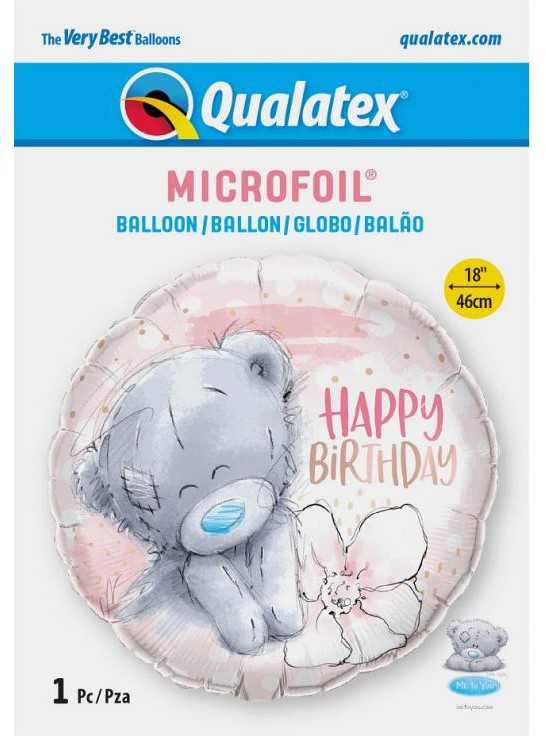 Folinis balionas „Su gimtadieniu“ su gobtuvu, 46 cm (WP)