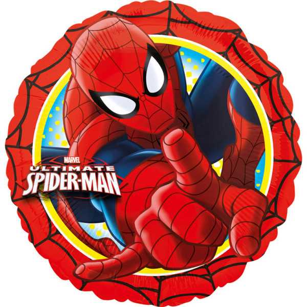 Usorteret AMSCAN Standard HX Spider-Man folijos balionas 43 cm (2635001)