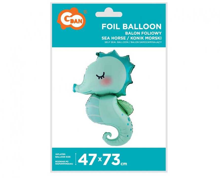 GoDan Balon foliowy Konik jūros spalvos BF-HKMO 89889