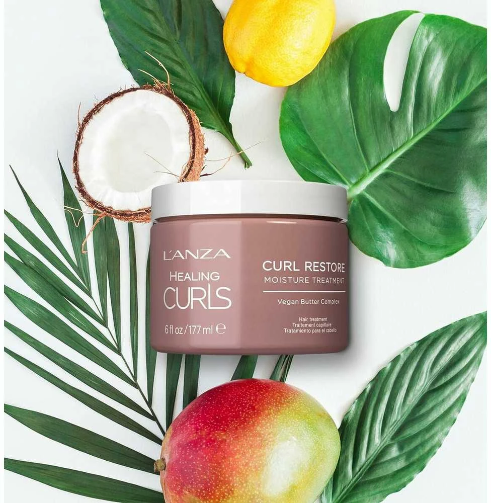 L’ANZA Curls garbanų atstatomoji drėkinamoji kaukė, 177 ml