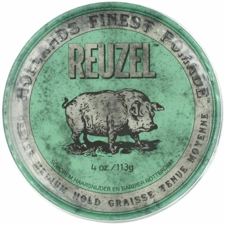 Vidutinio stiprumo plaukų formavimo pomada Reuzel Hollands Finest Pomade Grease, 113 g