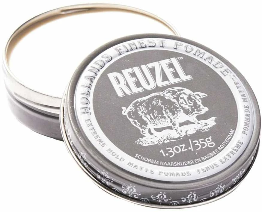 Plaukų formavimo vaškas Reuzel Extreme Hold Matte Pomade - Pomada plaukams, 35 g