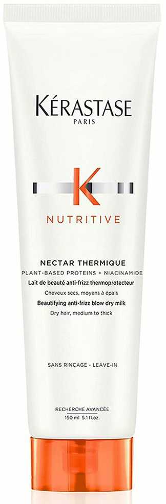 Kérastase Nutritive Nectar Thermique Beautifying Minkštinantis ir glotinantis plaukų pienelis, 150 ml