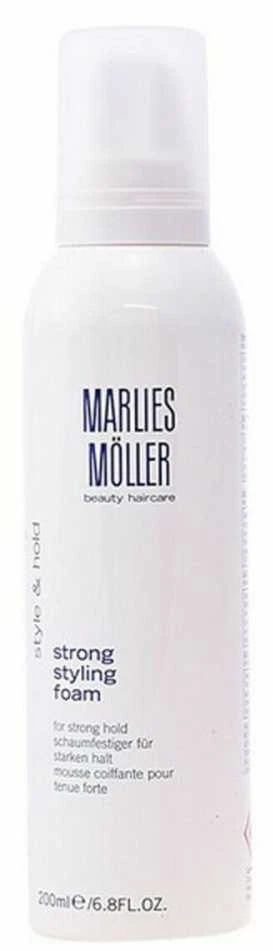 "Marlies Moller Style And Hold Strong Styling Foam" stiprios fiksacijos putos 200ml