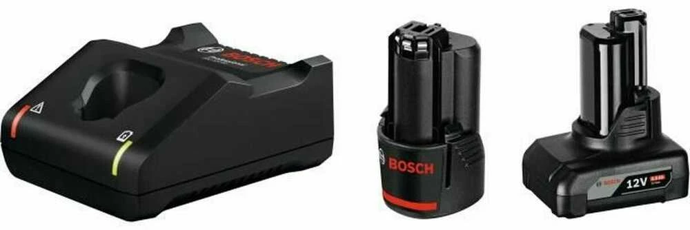 Akumuliatoriai + pakrovėjas Bosch GBA 12V / 2.0Ah + 4.0Ah + GAL 12V-40 Set
