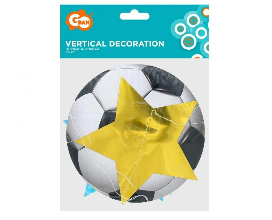 Futbolas Futbolas, juostelės dekoracija 150 cm