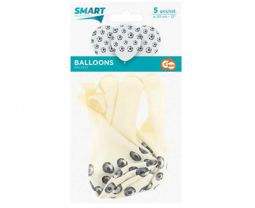 Futbolo balionas Futbolo balionas, 5 vnt. 12 colių (30 cm)