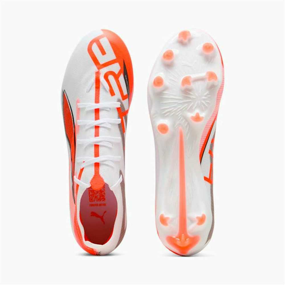 Carruzzo PUMA Ultra 5 Match FG/AG Futbolas Unisekso stiliaus Oranžinė, Balta