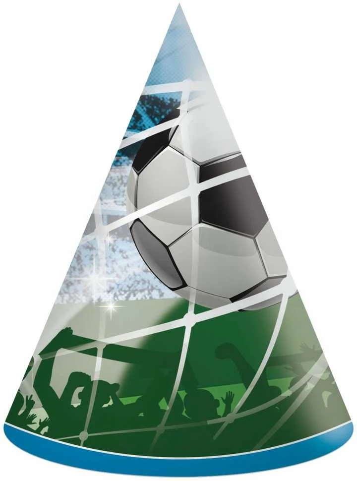 GoDan Soccer Fans popieriniai dangteliai 6 vnt